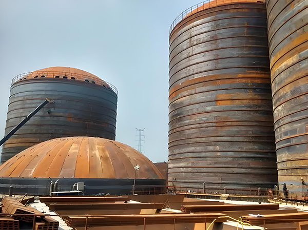 麒麟焦粉钢板仓